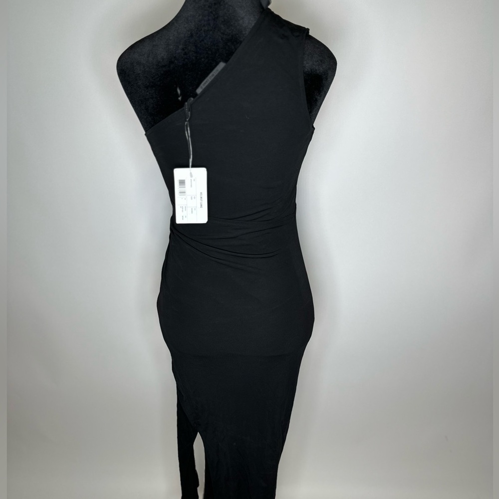Helmut Lang Asymmetric Zip Midi Dress - Picture 9 of 10